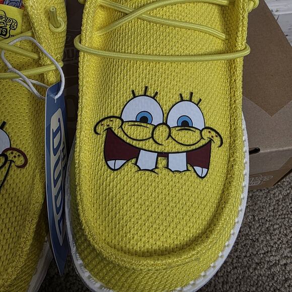 Hey Dude Wendy Funk SpongeBob Shoes Women’s 8 NWTNew in box - Picture 3 of 10